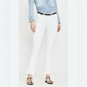 Frame Le Crop Mini Boot in Blanc Women’s Jeans